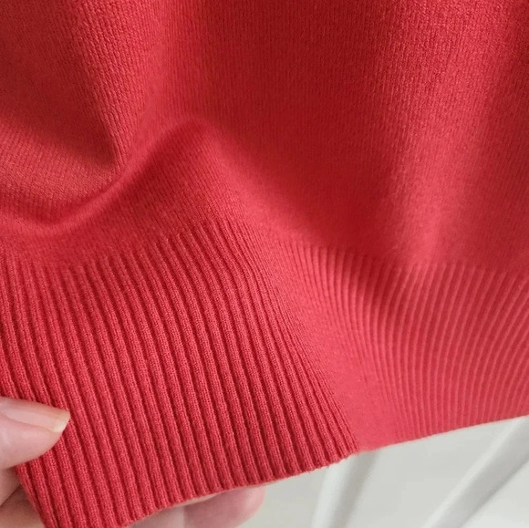 Vila Milano Sleeveless Sweater Orange Flame size L - Picture 6 of 6